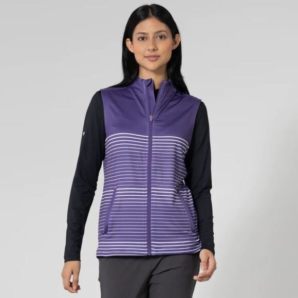 NEW Levelwear Breeze Vest in Purple Reign / White Size Small - Picture 1 of 11